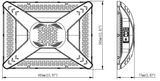 HORTI-DRONE LED GROW LIGHT 400W